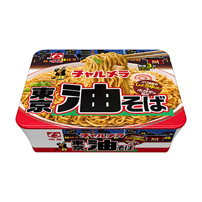 明星查爾梅拉東京油蕎麥面明星食品面類包裝設(shè)計(圖1)