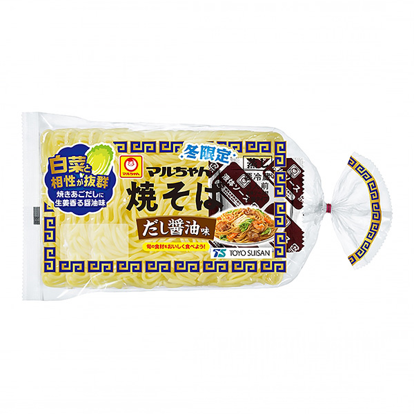 馬爾醬炒面冬季限定湯汁醬油味東洋水產(chǎn)包裝設(shè)計(圖1)