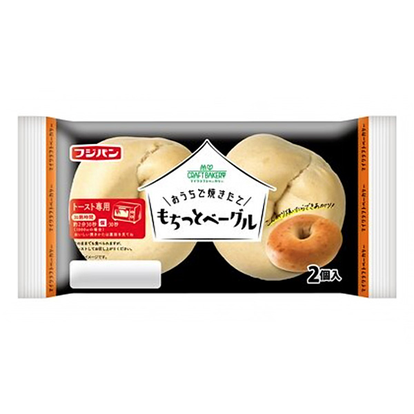 在家烤好了也會有點百吉餅富士面包(圖1)