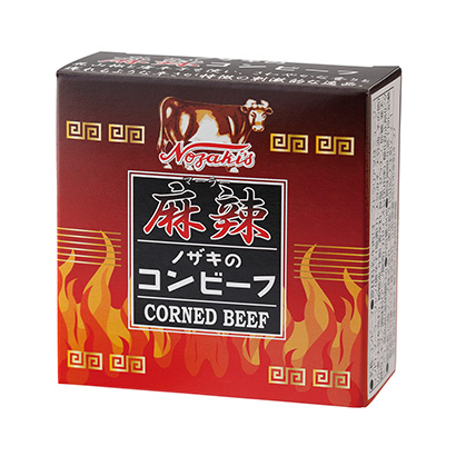 野崎麻辣組合牛肉川商罐頭包裝設(shè)計(jì)(圖1)