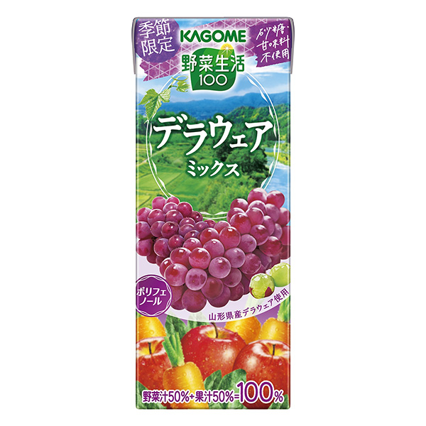 蔬菜生活特拉華混合可果美果實清涼飲料包裝設計(圖1)