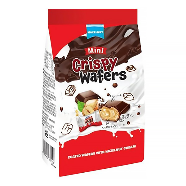 酥皮晶圓屋榛子味克利特食品飲料包裝設計(圖1)