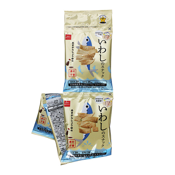 原材料市場沙丁魚點心紅豆醬油味零食公司食品飲料包裝設(shè)計(圖1)