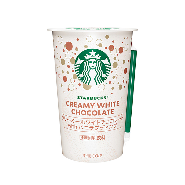 包裝設(shè)計欣賞星巴克＜奶油白巧克力with香草布?。?(三得利食品國際) (圖1)