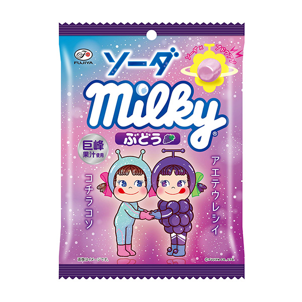 包裝設(shè)計(jì)欣賞蘇打磨坊主＜葡萄＞ (不二家) (圖1)